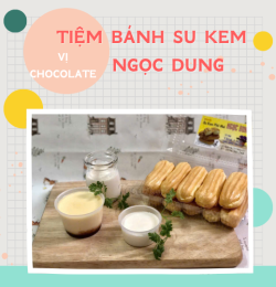 COMBO 5 BÁNH SU KEM VỊ CHOCOLATE
