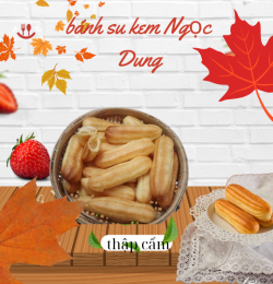 combo 5 bánh su kem  thập cẩm