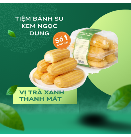 COMBO 5 BÁNH SU KEM VỊ MATCHA