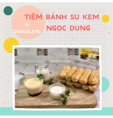 COMBO 5 BÁNH SU KEM VỊ CHOCOLATE