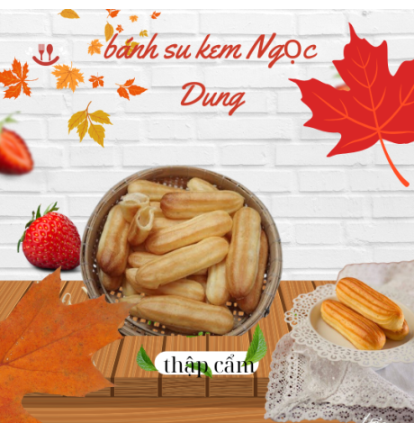 combo 5 bánh su kem  thập cẩm